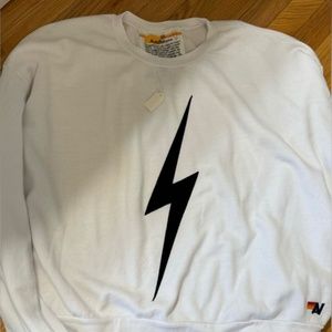 Bnwt Aviator Nation Bolt stitched sweater xxl